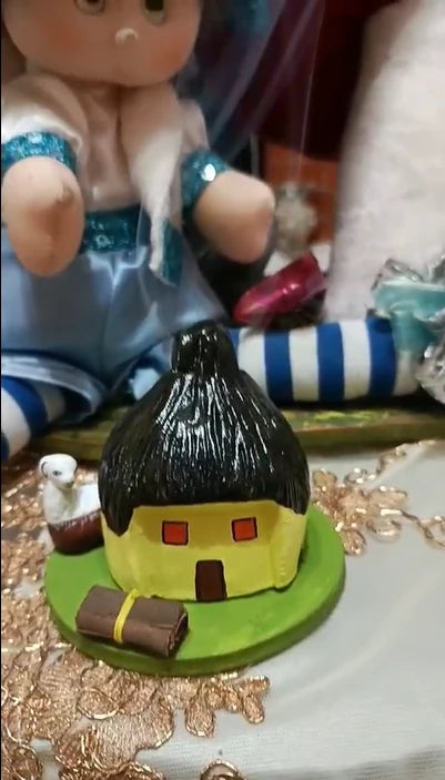 Porta Incienso de Barro Cocido con Pintura Acrílica: Artesanía Única para tu Hogar