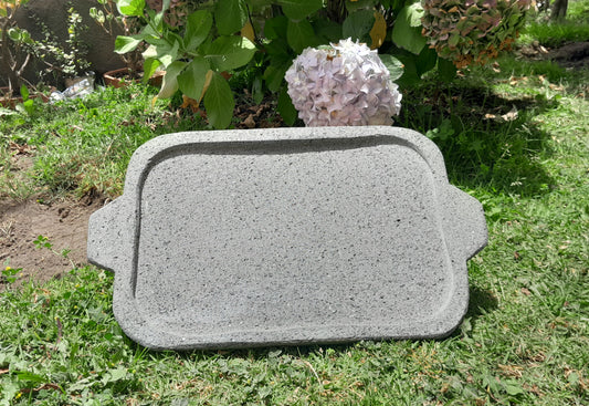 Piedra Volcánica para Asar – Rectangular, 3 kg, Ideal para Mariscos y Carnes